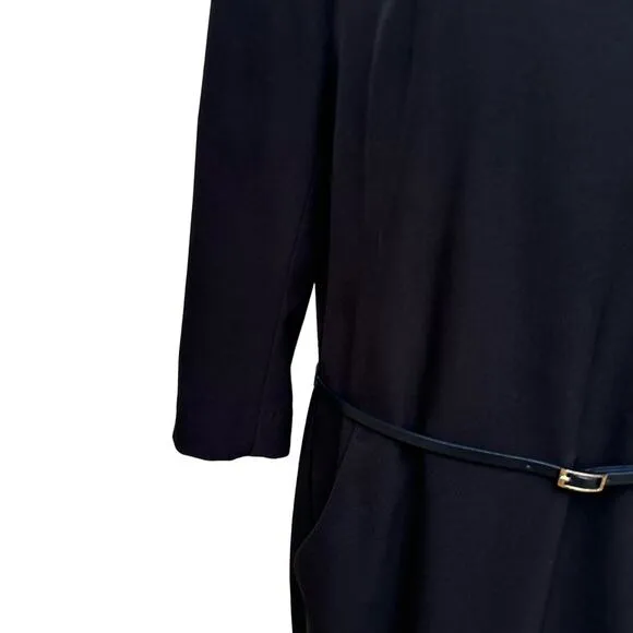 M.M. LaFleur Black Sheath Dress - Size 14