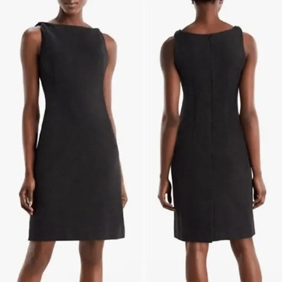 MM. LaFleur Lydia Textured Ponte Knit Twisted Boat Neck Sheath Dress Size 8