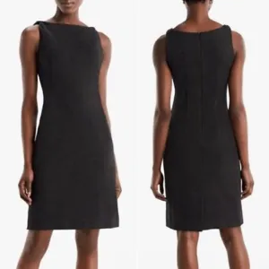 MM. LaFleur Lydia Textured Ponte Knit Twisted Boat Neck Sheath Dress Size 8