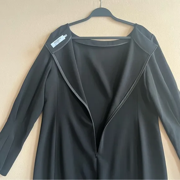 MM Lafleur The Regina Dress Black Eco Heavy Soft Wave Classic Cocktail size 14