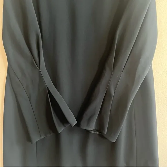 MM Lafleur The Regina Dress Black Eco Heavy Soft Wave Classic Cocktail size 14