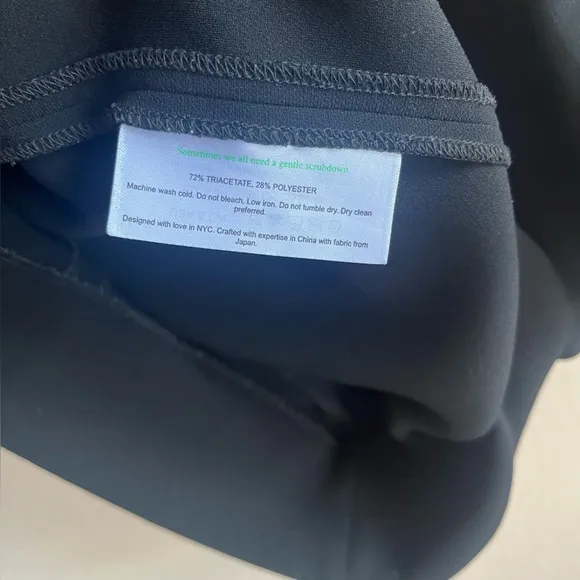 MM Lafleur The Regina Dress Black Eco Heavy Soft Wave Classic Cocktail size 14