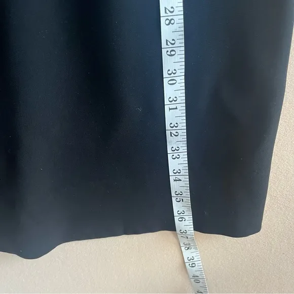 MM Lafleur The Regina Dress Black Eco Heavy Soft Wave Classic Cocktail size 14