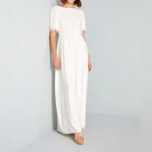 ModCloth Lace You Down the Aisle Maxi Dress White  Size 2