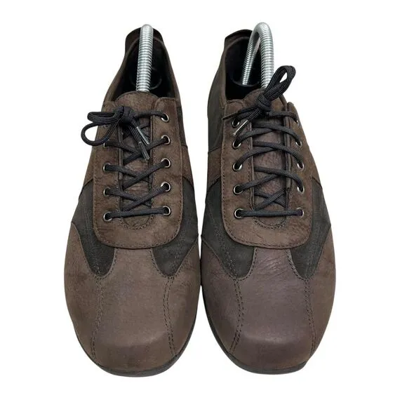 Munro Womens Oxford Sneakers Walking‎ Shoes Two Tone Leather Lace Up Brown Sz 9M