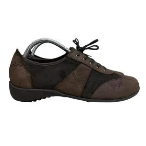 Munro Womens Oxford Sneakers Walking‎ Shoes Two Tone Leather Lace Up Brown Sz 9M