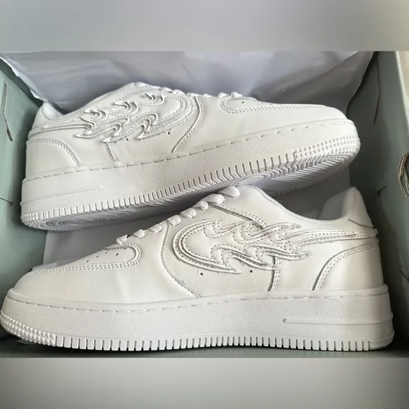 NAF- NIKE AIR FORCE 1 WHITE SHOES 11.5