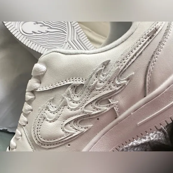 NAF- NIKE AIR FORCE 1 WHITE SHOES 11.5