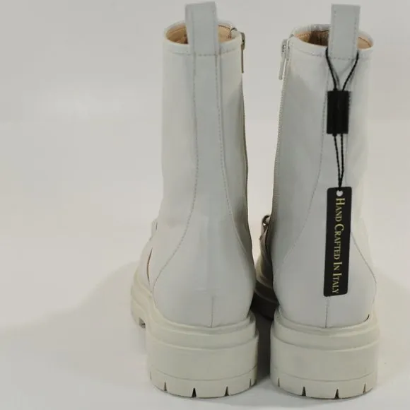 NAPOLEONI  Genuine Leather Combat Chain Boots NWT