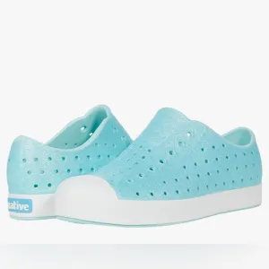Native Shoes Jefferson Kids Lightweight Sneaker Piedmont Bling Junior 1 NWT