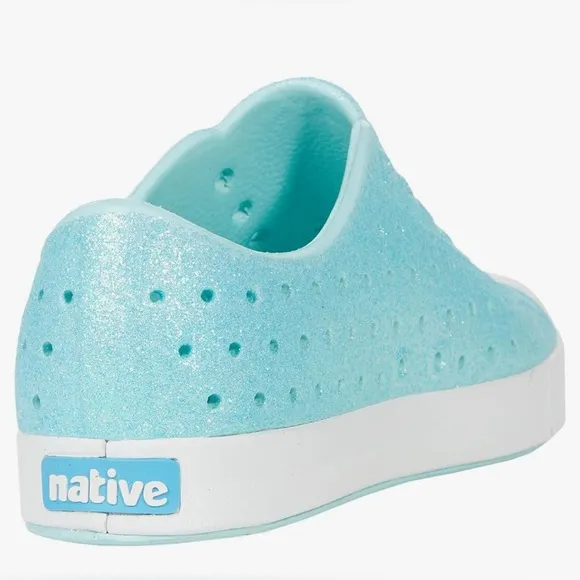 Native Shoes Jefferson Kids Lightweight Sneaker Piedmont Bling Junior 1 NWT