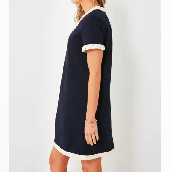 Navy Bow Olivia DressTUCKERNUCK