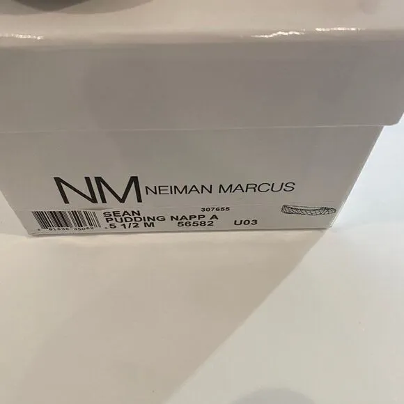 Neiman Marcus Sean Quilted Ballet Flats (5 1/2M)