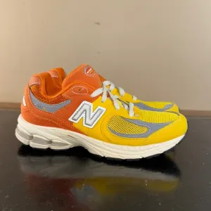 New Balance 2002R Ginger Lemon Classic Orange PC2002PA Big Kids Size 3Y
