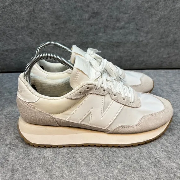 New Balance 237 Sneakers Retro Style, Neutral Casual Shoes, Women's Size 7.5