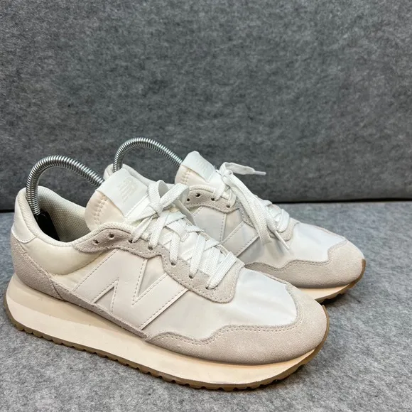 New Balance 237 Sneakers Retro Style, Neutral Casual Shoes, Women's Size 7.5