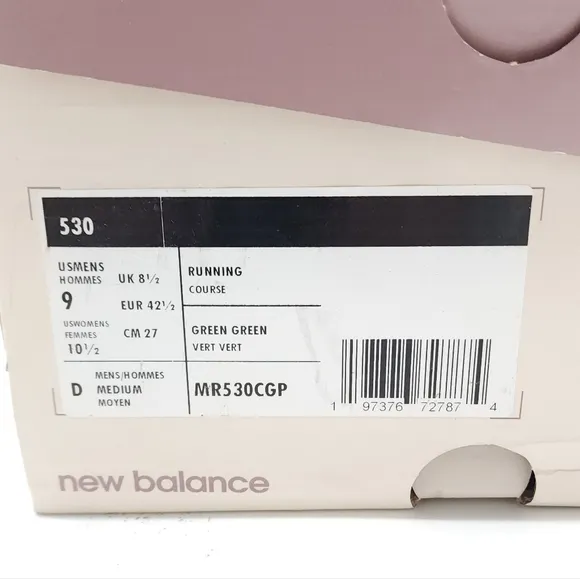 New Balance 530 CALIA Green Mint Pink MR530CGP Running Shoes Size 10.5
