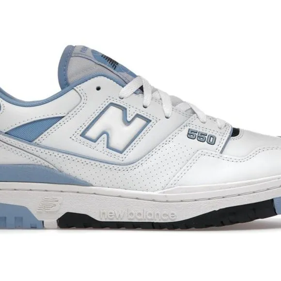 New Balance  550 UNC White University Blue size: 6