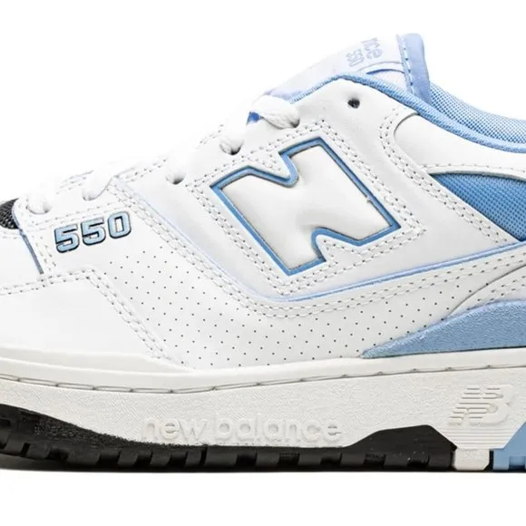 New Balance  550 UNC White University Blue size: 6