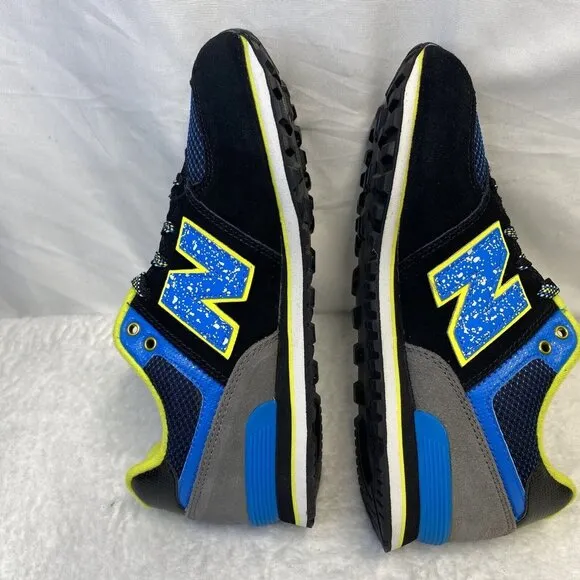 New Balance 574 Kids Lace-up Sneakers Shoes Boys Size 5M Black New KL57403G