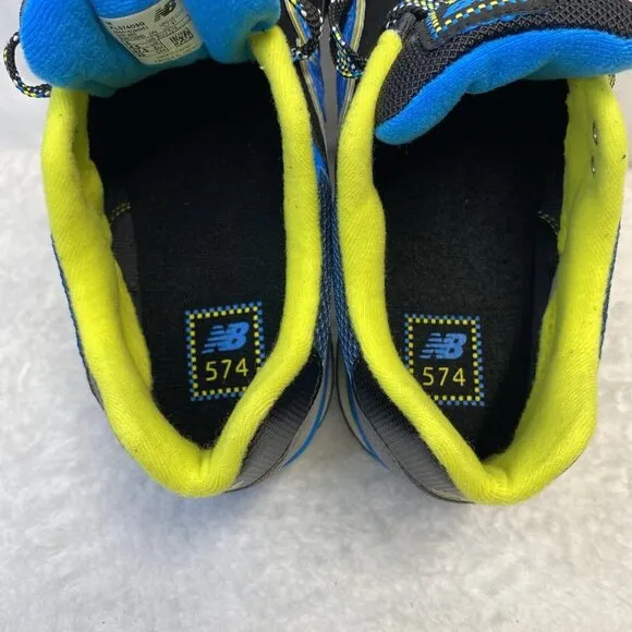 New Balance 574 Kids Lace-up Sneakers Shoes Boys Size 5M Black New KL57403G