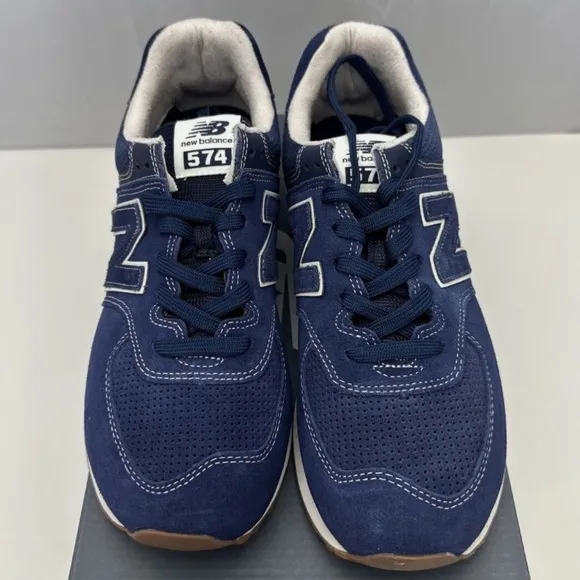 New Balance D ML574ESG 574 Classic Suede Unixes Shoes Size 10 No Box