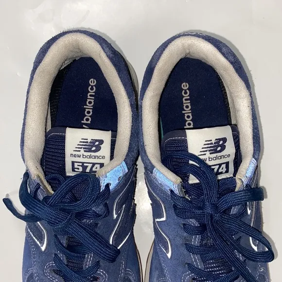 New Balance D ML574ESG 574 Classic Suede Unixes Shoes Size 10 No Box