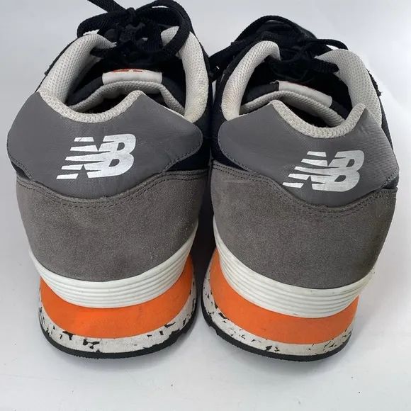 New Balance Men's 515 Classic Running Shoes Sneakers Sz 18 Black/Orange ML515BT3