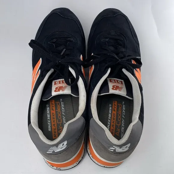 New Balance Men's 515 Classic Running Shoes Sneakers Sz 18 Black/Orange ML515BT3