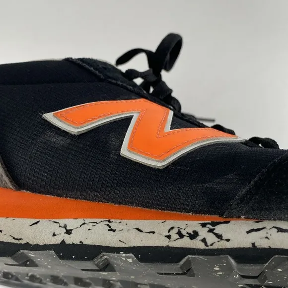 New Balance Men's 515 Classic Running Shoes Sneakers Sz 18 Black/Orange ML515BT3