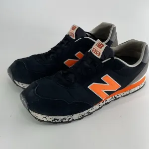 New Balance Men's 515 Classic Running Shoes Sneakers Sz 18 Black/Orange ML515BT3