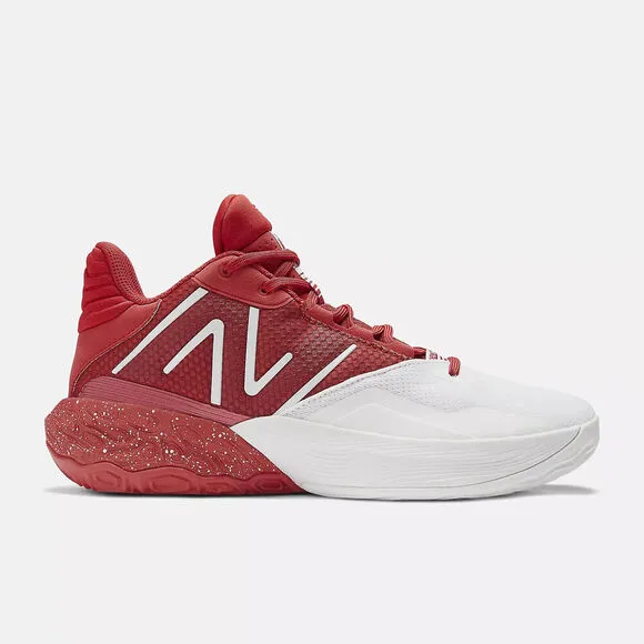 New Balance Two WXY V4 BB2WYTR4 Sneaker Mens 8 White Red Basketball Shoes TF3058