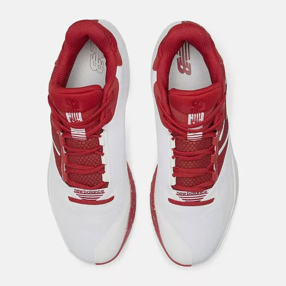 New Balance Two WXY V4 BB2WYTR4 Sneaker Mens 8 White Red Basketball Shoes TF3058