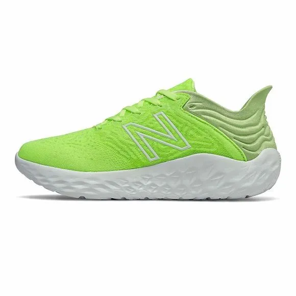 NEW BALANCE WOMENS FRESH FOAM BEACON V3 RUNNING SHOE, MOON DUST/MAGNETIC BL