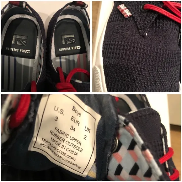 NEW Ben Sherman Bradford Oxford Blue Shoes