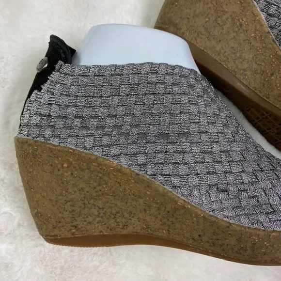 NEW!‎ Bernie Mev. &quot;Sabrina&quot; Open Toe Slip On Wedges, size EU 41