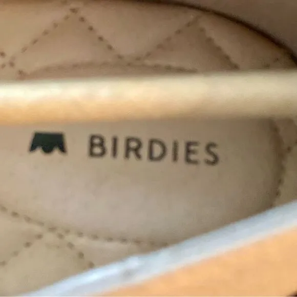 NEW Birdies The Starling Loafer Comfort No Slip Round Toe Taupe Leather Size 9.5