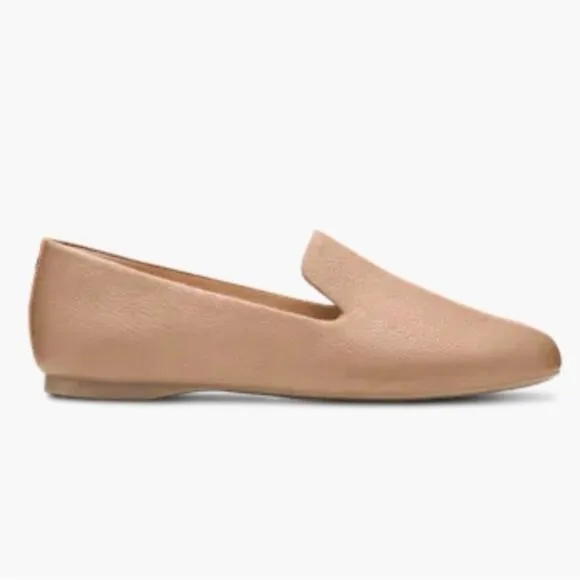 NEW Birdies The Starling Loafer Comfort No Slip Round Toe Taupe Leather Size 9.5