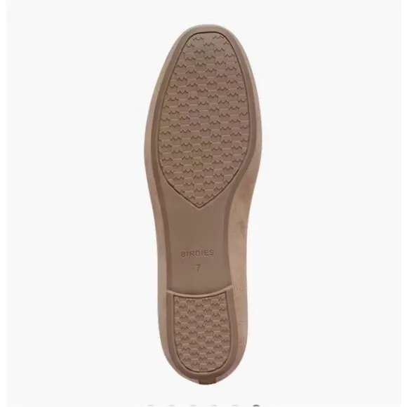 NEW Birdies The Starling Loafer Comfort No Slip Round Toe Taupe Leather Size 9.5
