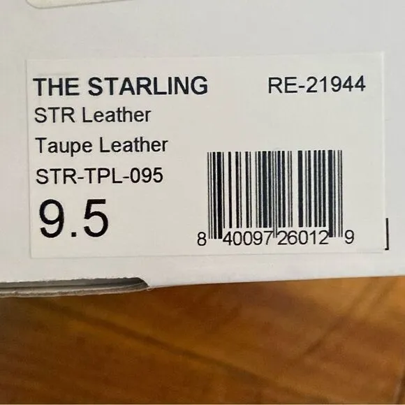 NEW Birdies The Starling Loafer Comfort No Slip Round Toe Taupe Leather Size 9.5