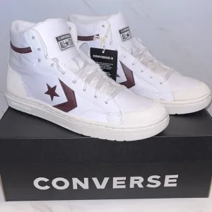 NEW Converse pro blaze classic mid shoes white bloodstone sz 8 men’s / 9.5 women