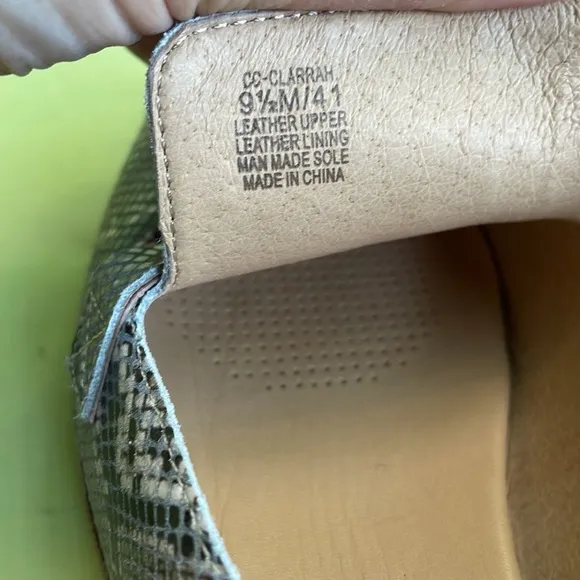 New cream/brown Corso Como leather loafers