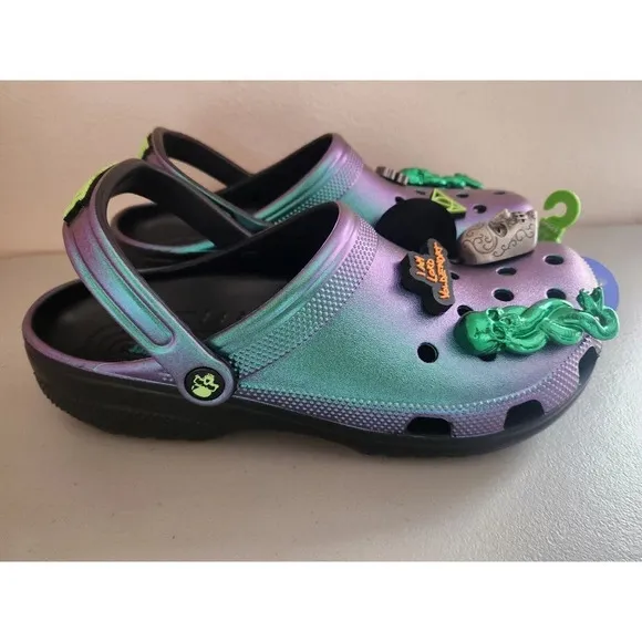 New Crocs x Harry Potter Classic Clog Shoes Size M11 Black Dark Arts