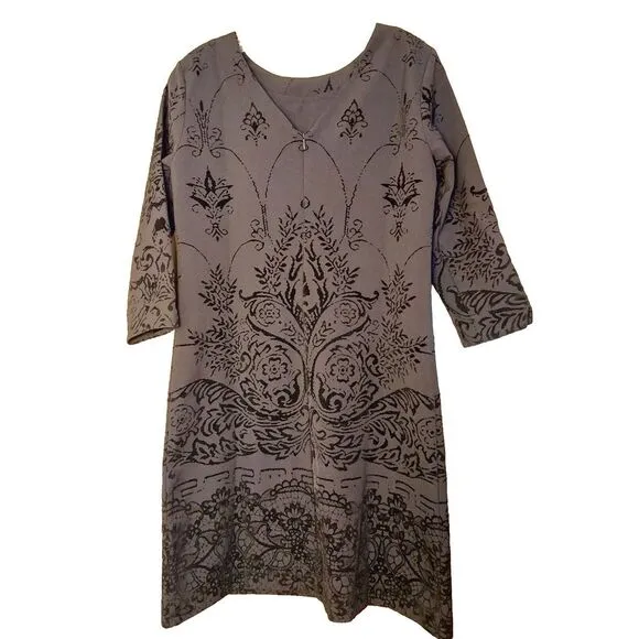 NEW! Desigual Kronen Black Dress With Appliques And Beads US Size 4  $210