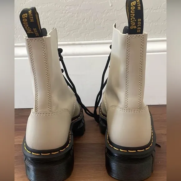 New Dr Martens Audrick Nappa Leather Platform Boots