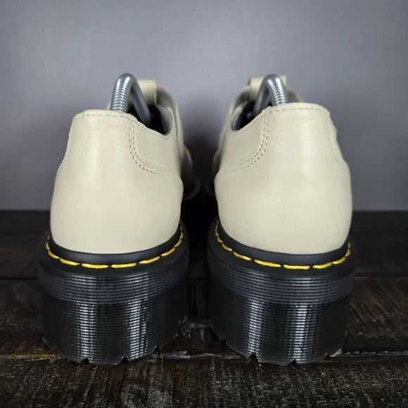 NEW Dr Martens Bethan Womens Size 6 Leather Strap Platform Shoes Smoked Mint