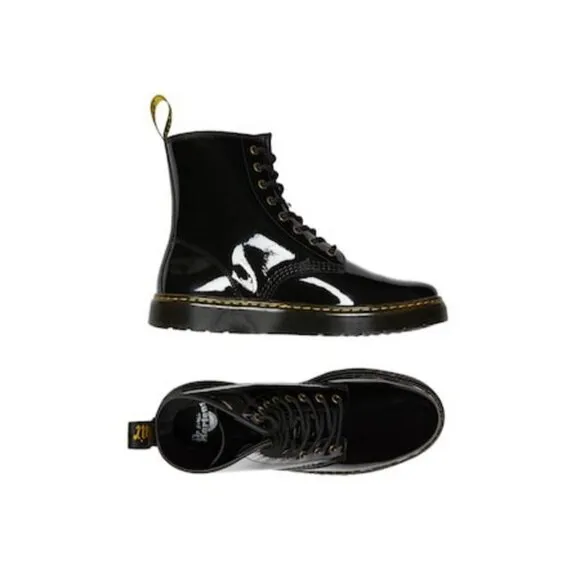 NEW Dr Martens Zavala Patent Leather Boots Size 7