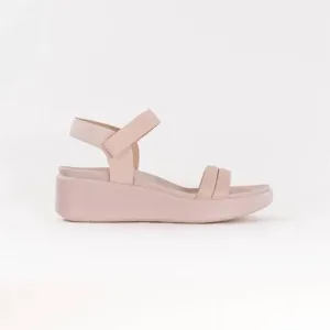 NEW ECCO women's flowt wedge lx sandals in rose
