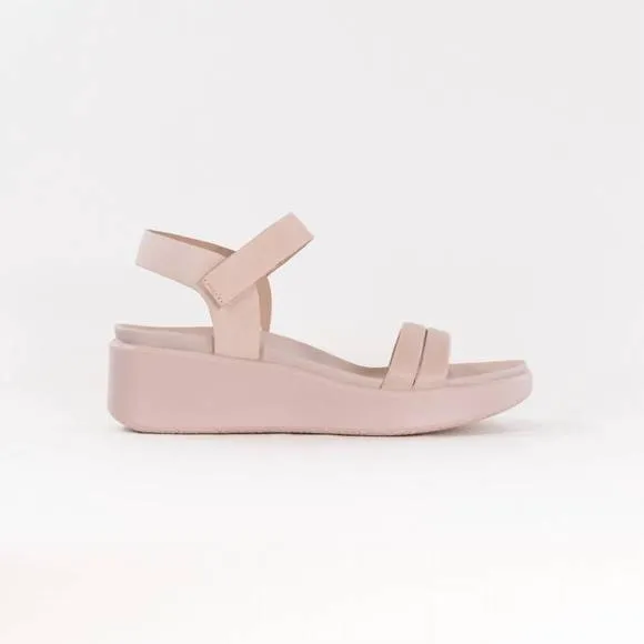 NEW ECCO women's flowt wedge lx sandals in rose