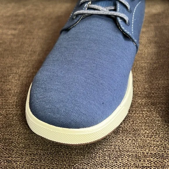 New Florsheim Crossover Canvas Elastic Lace Slip-On Sneaker Men’s size 10M Navy